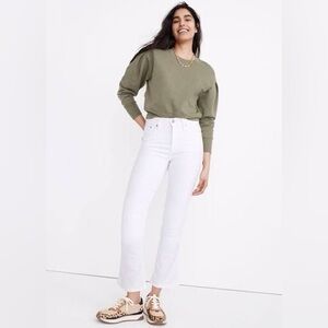 Madewell Cali Demi-Boot Women's White Jeans 29 /Tall
